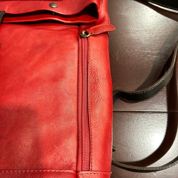 Genuine Italian Leather Mini Backpack - Unisex - Picture 3 of 13